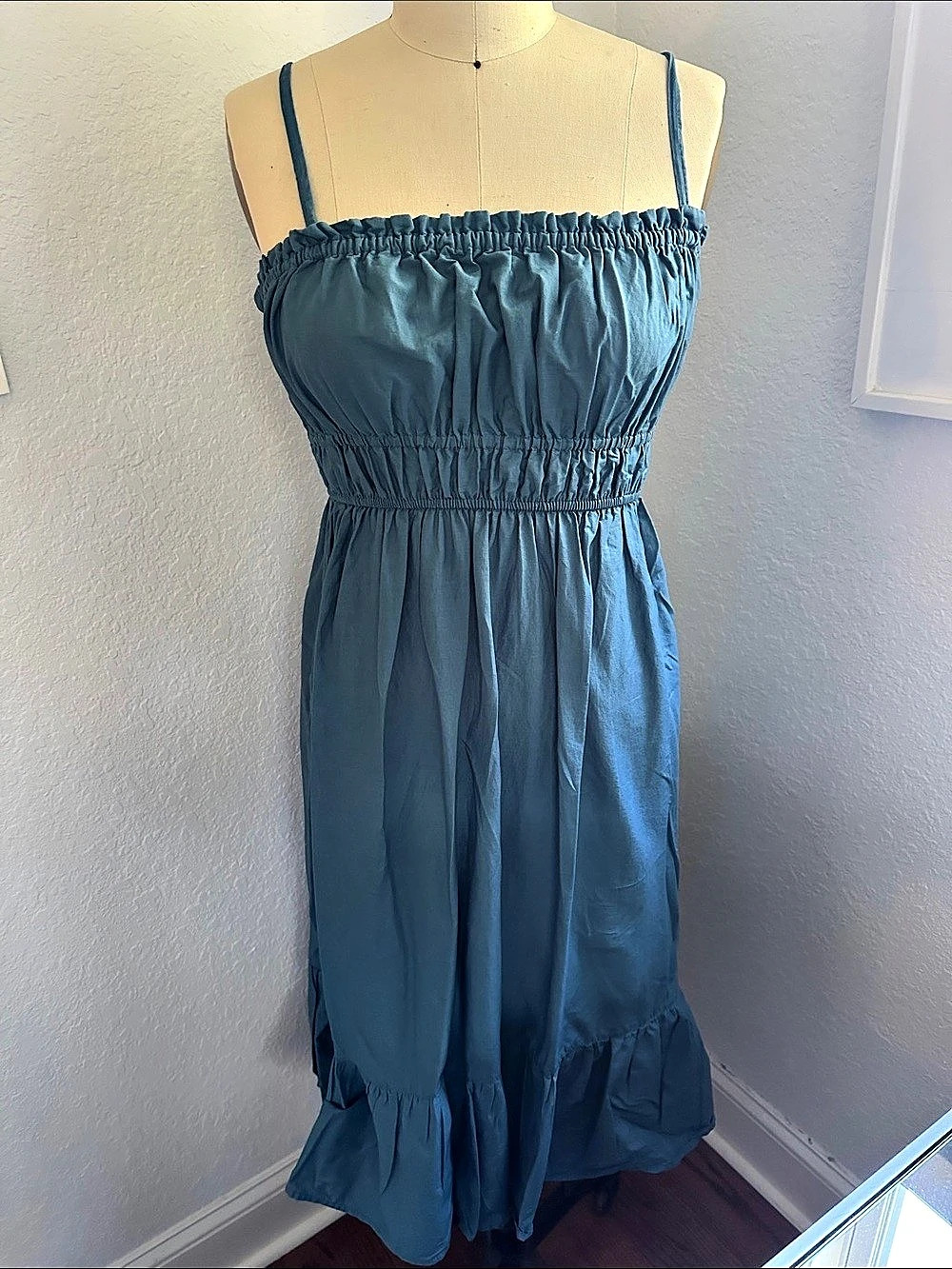 Dizzy Lizzy Blue Maxi Dress Size Medium Like New